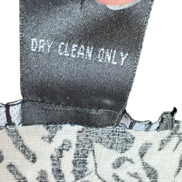 Anne Carson 100% Linen Leopard Print Full Zip Lightweight Jacket Size 1X - Picture 6 of 7